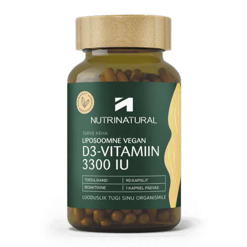 Liposoomne Vegan D3-vitamiin 3300 IU